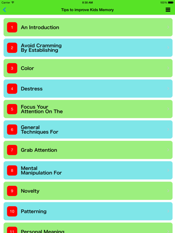 Screenshot #4 pour Memory Management - Tips
