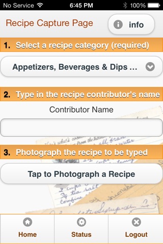 Custom Cookbook Web App screenshot 3