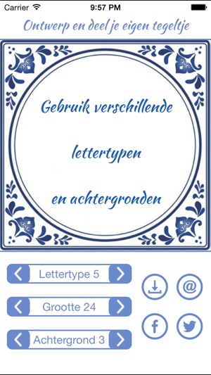Delfts Blauw Tegeltje 4Free(圖2)-速報App