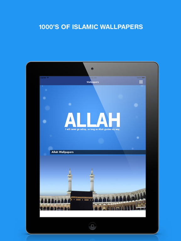 Screenshot #4 pour Islamic & Muslim Wallpapers : Backgrounds and pictures of Allahu artwork, mosques posters & Eid Mubarak greeting cards