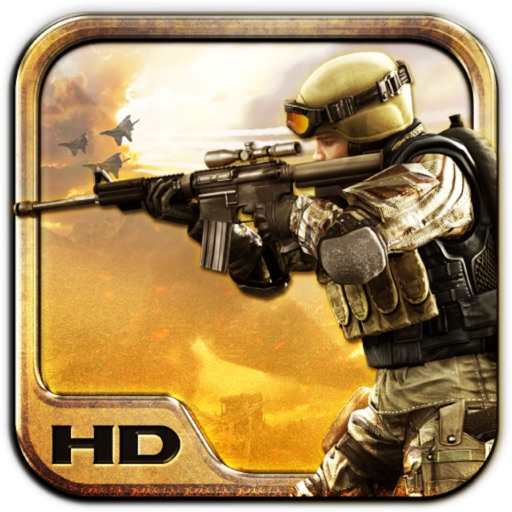 Front Commando Sniper Shooter Icon