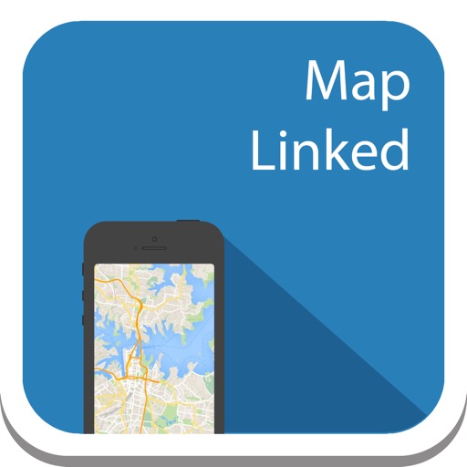 Map Linked icon