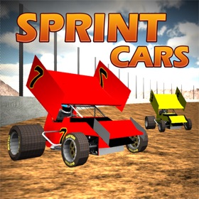 ภาพหน้าจอ (5) Sprint Car Dirt Track Game