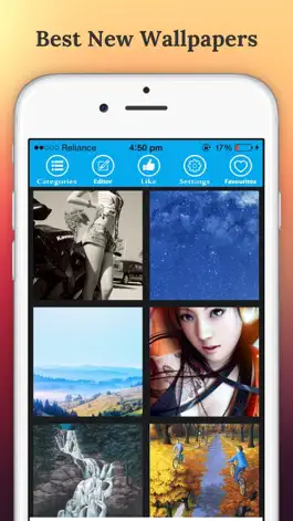 Game screenshot Pikoo - Retina phone display wallpapers and vibrant beautify editor apk