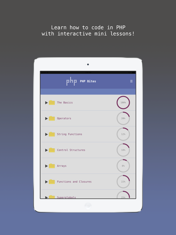 PHP Bites - Learn How to Code in PHP with Interactive Mini Lessons