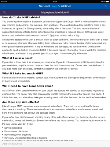 SVUH National Liver Guidelines iPad screenshot