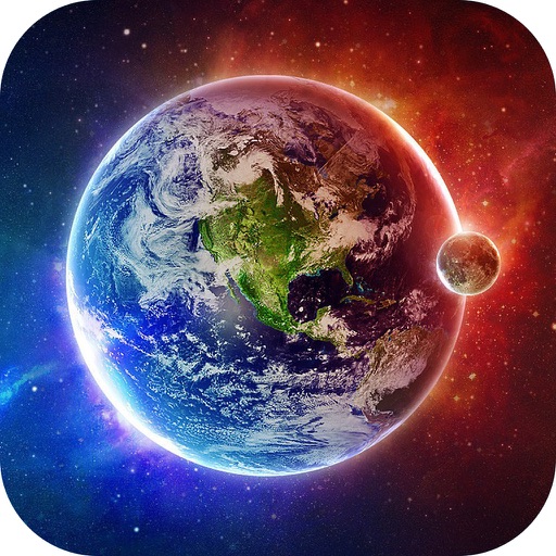 Galaxy Space Wallpapers & Backgrounds Pro - Custom Home Screen Maker with HD Pictures of Astronomy & Planet Icon