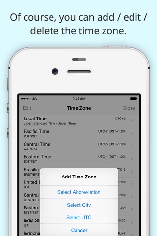 Time Zone Sheet screenshot 3