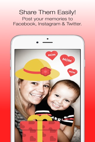 Mother's Day Photo Stickers - with Facebook & Instagram Sharing screenshot 2