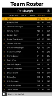 pittsburgh football radio & live scores iphone screenshot 4