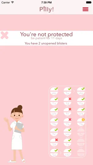 Capture d'écran de Pilly! - Your Pill Reminder sur iPhone 2