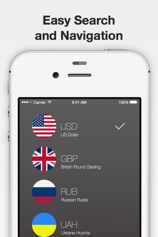 Black Currency Converter - Track Rates From Every Part of the World! screenshot 3