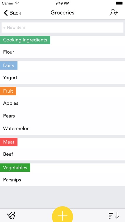 Grocery Shopping List by Capitan