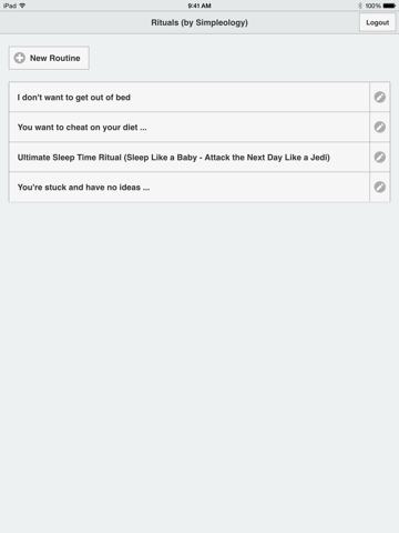 Screenshot #4 pour Rituals (by Simpleology)