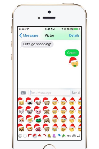 Christmas Emoji Keyboard screenshot 2