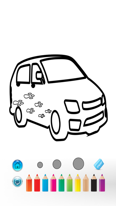 Screenshot #3 pour Car Color Book - Coloring game for Kids & Toddlers