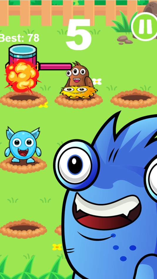 #3. Whack An Alien Mole Invader - Smash The Cute Miner Invaders From Mars! (iOS) By: Volkan Kutlubay