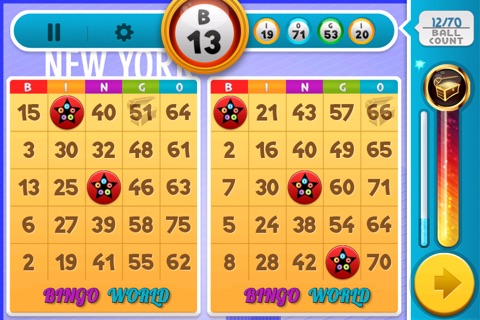 `` A Bingo World Jackpot Daub Free Blackout Coverall Cards screenshot 2