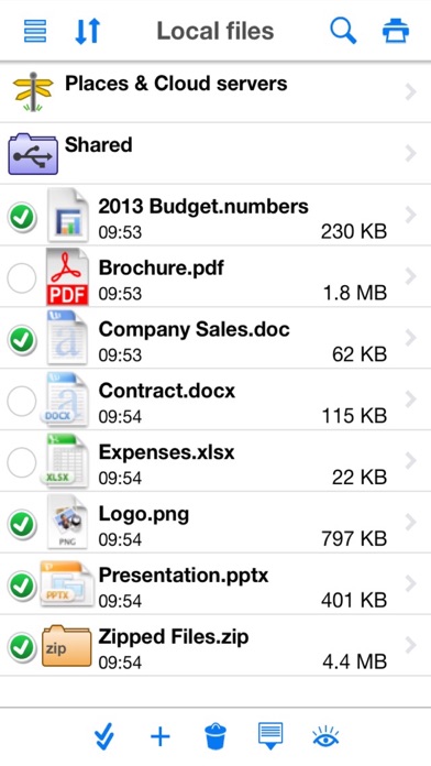 PrintCentral for iPhone screenshot1