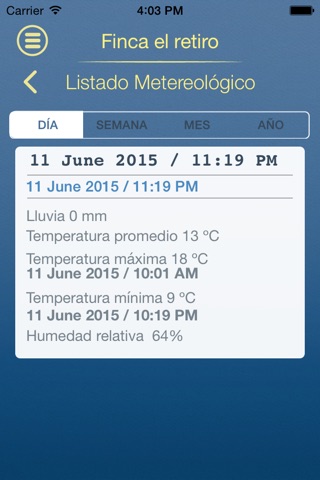 Agro Contactos Clima screenshot 4