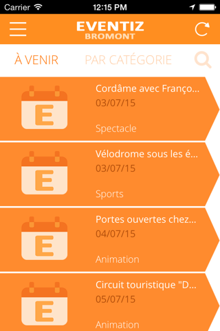 Eventiz - Bromont screenshot 2