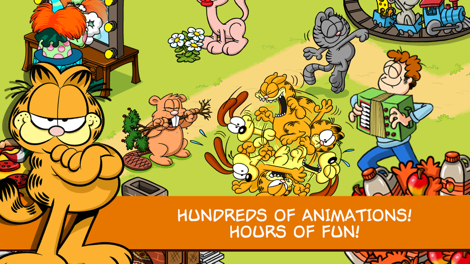 #3. Garfield: Survival of the Fattest (iOS) 由: PIXOWL INC.