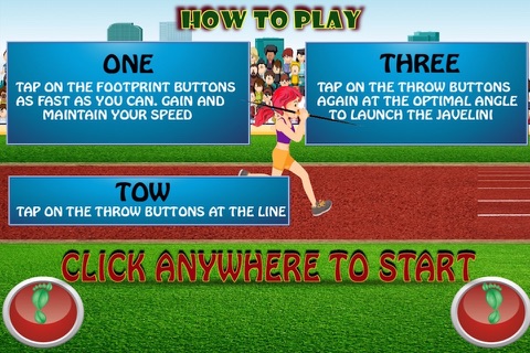 Javelin Babe : Track & Field Games screenshot 2