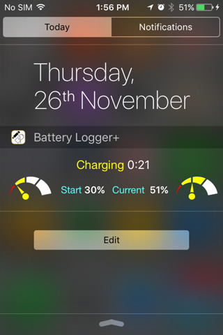 Battery Logger + - náhled