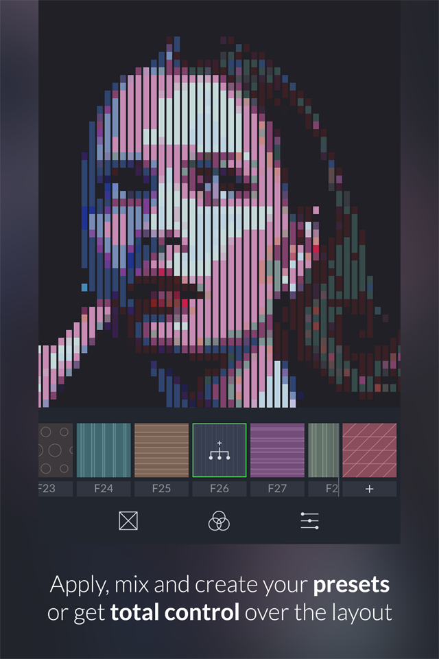 GeometriCam - abstract geometric design in real-time