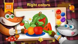 Game screenshot Tim the Fox - Paint - free preschool coloring game mod apk