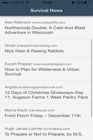 Survival News: daily resources at your service! screenshot 3