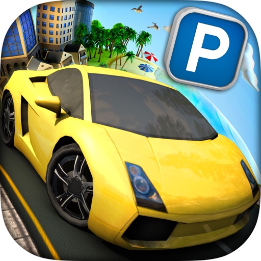 SportsCar Parking Mania - Drive Your Car to the Safety Area Icon