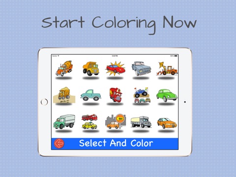 Coloring in with Cars and Trucks screenshot 4