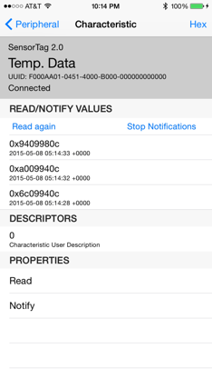 BLE View screenshot 4
