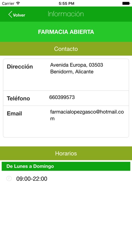 Farmacia Europa Benidorm