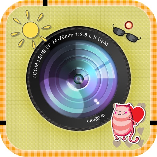 Cute Beautiful Sticker - photo editor, filters, effects, camera plus frames for your icon