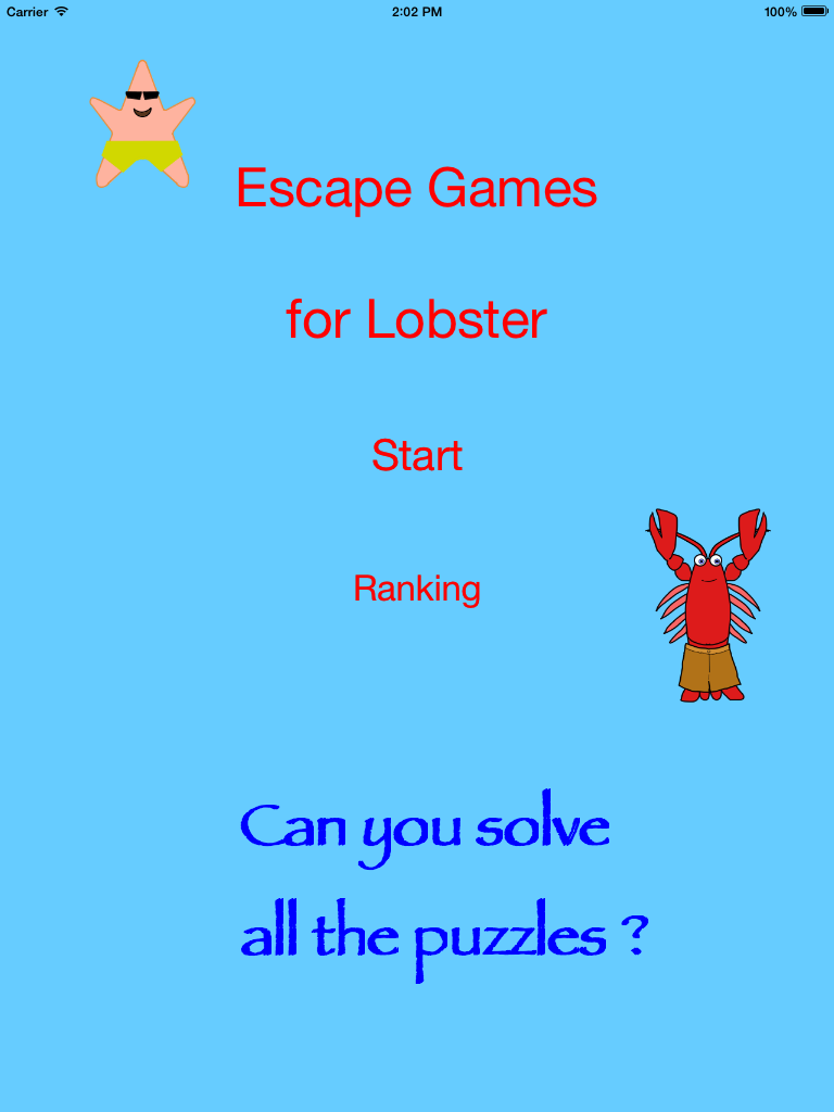 Mr. Lobster's Escape Games screenshot 5