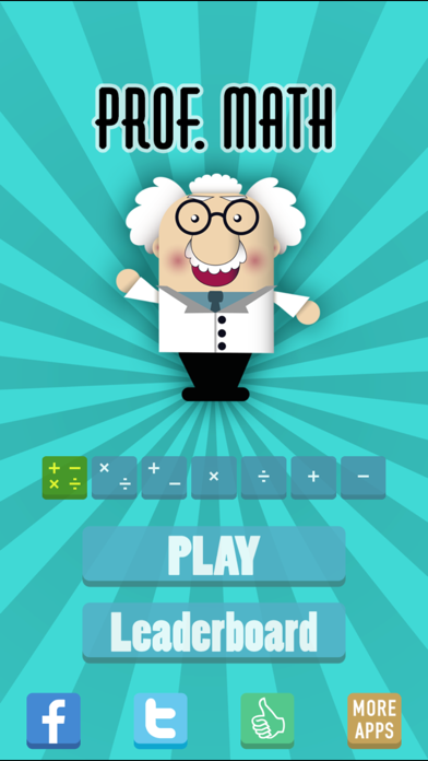 Screenshot #1 pour Prof. Math - un jeu addictif numéros