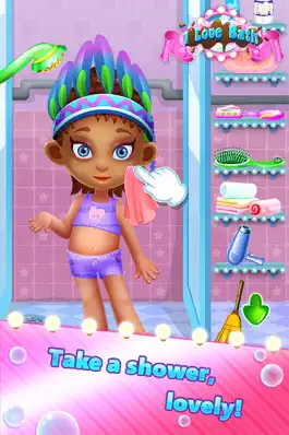 Game screenshot I Love Bath - Clean Up Messy Kids and Dress Up hack