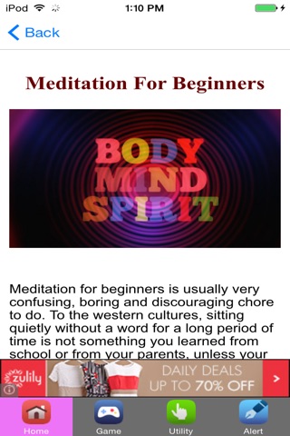 Benefits Of Meditation screenshot 2