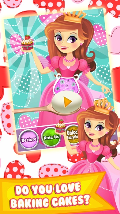 Screenshot #3 pour Princess Cake Maker Salon - Make Dessert Food Games for Kids!