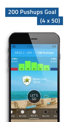 Pushups Extreme: 200 Push ups workout trainer XT Pro screenshot 2