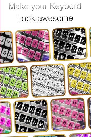 Custom Keyboard Metallic : Style & Wallpaper Keyboard Steel Themes For Design Iron Color screenshot 3