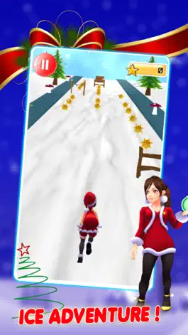 Game screenshot Рождество Санта-серфер льда приключения Выполнить 3D Христос mod apk