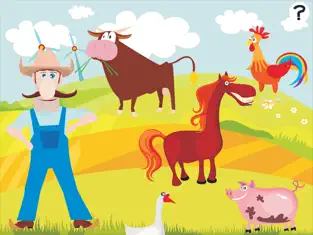 Skærmoptagelse 1 Juego Activo Para Niños de 2-5 Años Sobre Los Animales de la Granja iphone