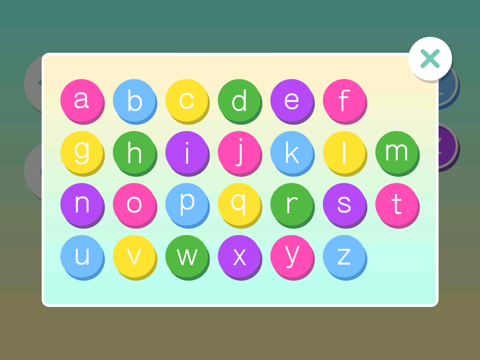 ABC Writing in Flat Design iPad screenshot