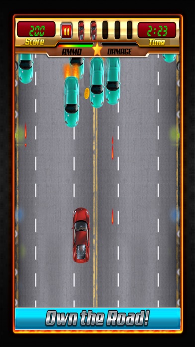 Screenshot #2 pour Un fou Racing Nitro Road Warrior Speed