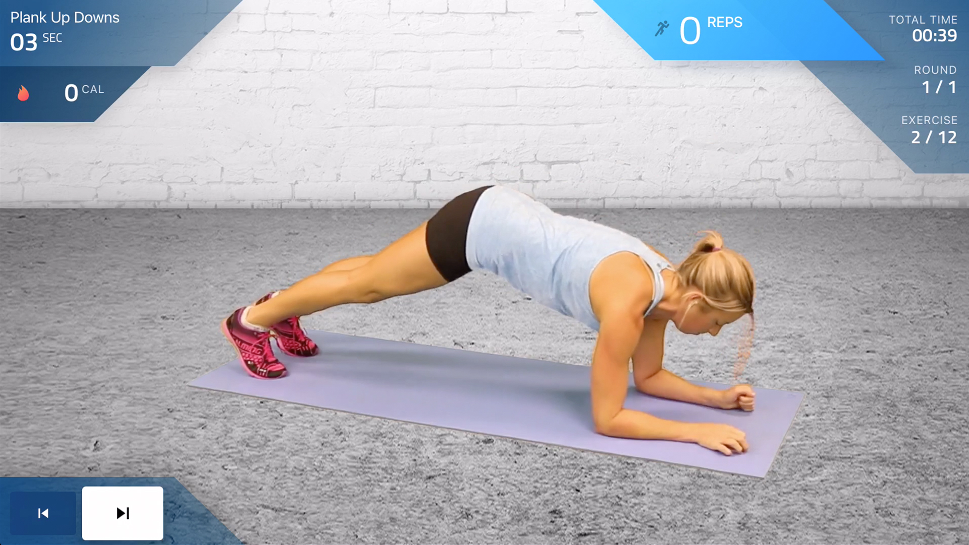 7 Minute X-Fit Workout by Track My Fitness screenshot 4