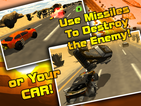Mega Smash Real Combat Fast Car Road Racing 3D Simulator Game iPad screenshot
