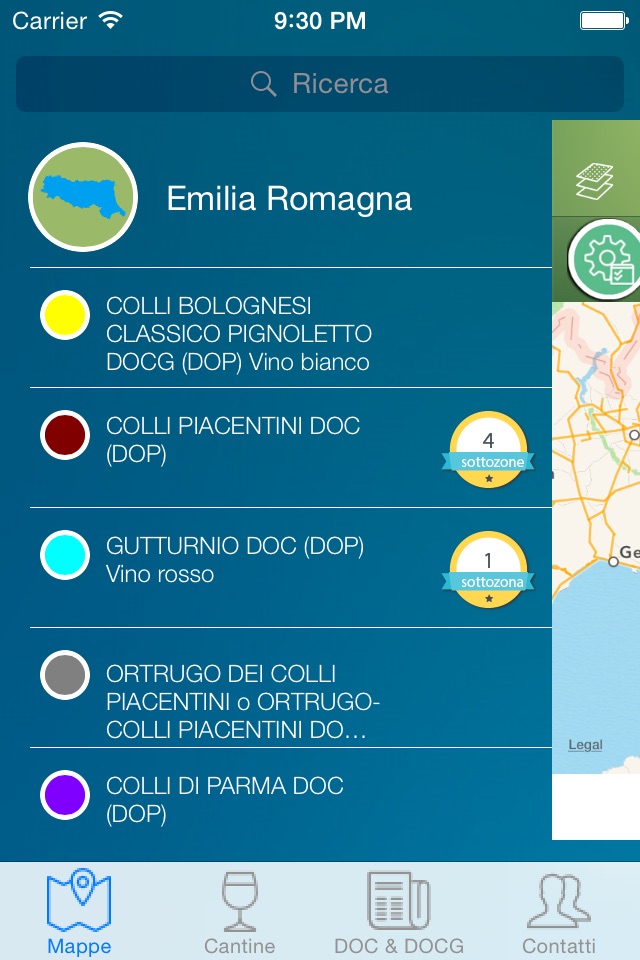 MappedeiVini Lite screenshot 3